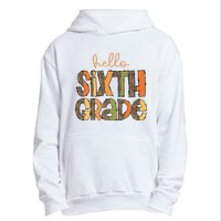 Hello Sixth Grade Funny Girl Back To School Urban Pullover Hoodie