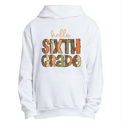 Hello Sixth Grade Funny Girl Back To School Urban Pullover Hoodie