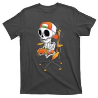 Halloween Skeleton Gamer Video Gaming Teens T-Shirt