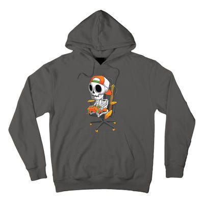 Halloween Skeleton Gamer Video Gaming Teens Tall Hoodie