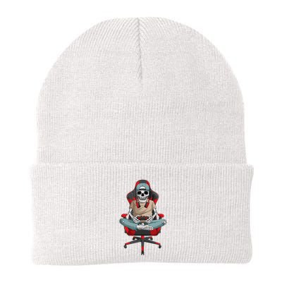 Halloween Skeleton Gamer Video Gaming Beanie