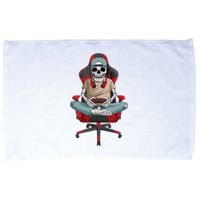 Halloween Skeleton Gamer Video Gaming Microfiber Hand Towel