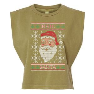 Hail Santa Gift Garment-Dyed Women's Muscle Tee