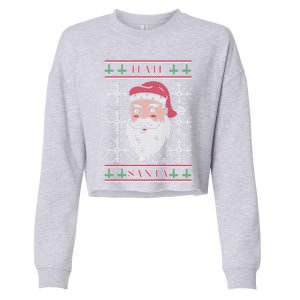 Hail Santa Gift Cropped Pullover Crew