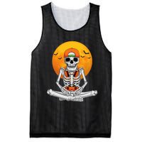 Halloween Skeleton Gamer Video Gaming Mesh Reversible Basketball Jersey Tank