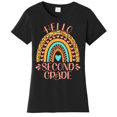 Hello Second Grade 2nd Grade Teacher Back To School Women's T-Shirt