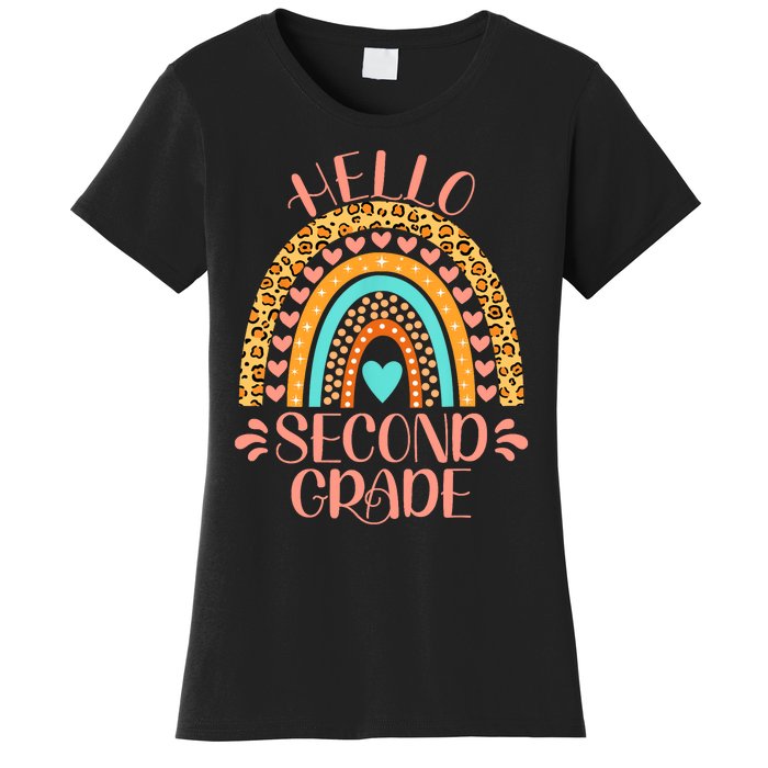 Hello Second Grade 2nd Grade Teacher Back To School Women's T-Shirt