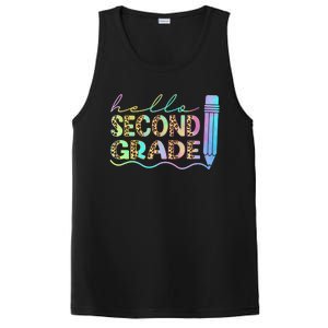 Hello Second Grade Leopard 1St Day Of School Team 2Nd Grade Meaningful Gift PosiCharge Competitor Tank