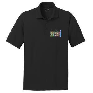 Hello Second Grade Leopard 1St Day Of School Team 2Nd Grade Meaningful Gift PosiCharge RacerMesh Polo