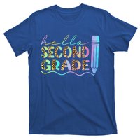 Hello Second Grade Leopard 1St Day Of School Team 2Nd Grade Meaningful Gift T-Shirt