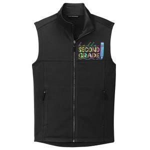 Hello Second Grade Leopard 1St Day Of School Team 2Nd Grade Meaningful Gift Collective Smooth Fleece Vest