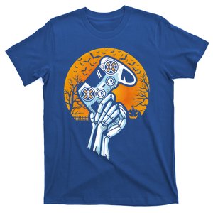 Halloween Skeleton Gamer Hand Controller Video Games Gaming Gift T-Shirt