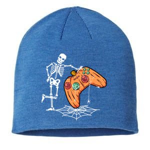 Halloween Skeleton Gamer Video Gaming Controller Pumpkin Gift Sustainable Beanie