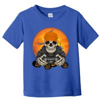 Halloween Skeleton Gamer Video Game Lover Gift Toddler T-Shirt