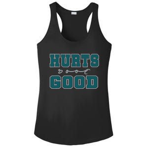 Hurts So Good Funny Meme Saying Graphic For Family Ladies PosiCharge Competitor Racerback Tank