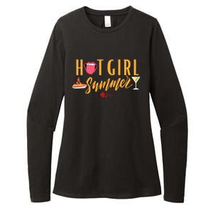 Hot Summer Gift Womens CVC Long Sleeve Shirt