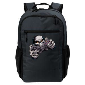 Halloween Skeleton Gaming Pumpkin Controller Video Gamer Funny Gift Daily Commute Backpack