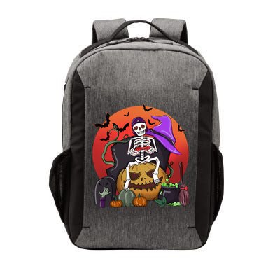 Halloween Skeleton Gamer With Controller Graveyard Pumpkin Gift Vector Backpack