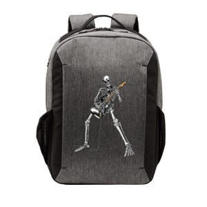 Happy Skeleton Guitar Guy Spooky Halloween Rock Band Concert Vector Backpack