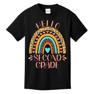 Hello Second Grade 2nd Grade Teacher Back To School Kids T-Shirt