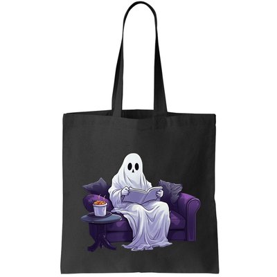 Halloween Scary Ghost Reading Book Sofa Book Worm  Wo Bag
