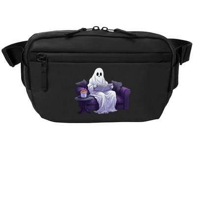 Halloween Scary Ghost Reading Book Sofa Book Worm  Wo Crossbody Pack