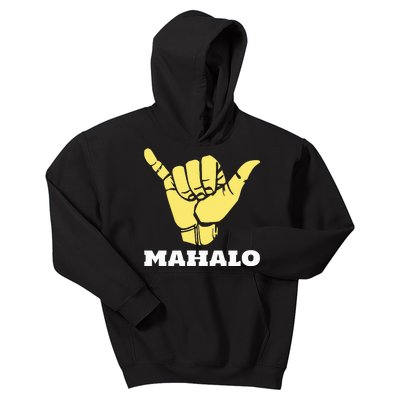 Hawaiian Shaka Gratitude Mahalo Kids Hoodie