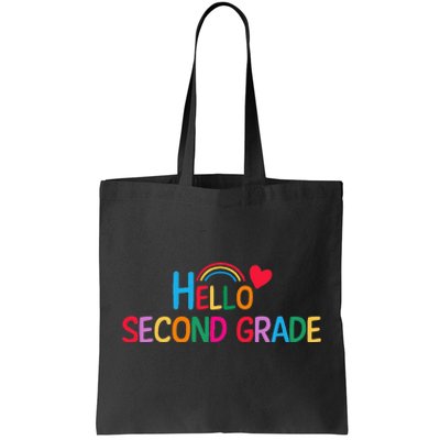 Hello Second Grade Team 2nd Grade Back To School Teacher Tote Bag