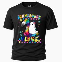 Halloween Summerween Ghost On A Pool Funny Spooky Summer Performance Shirt