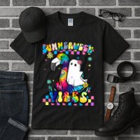 Halloween Summerween Ghost On A Pool Funny Spooky Summer Tall T-Shirt