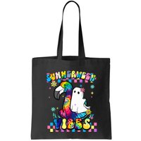 Halloween Summerween Ghost On A Pool Funny Spooky Summer Bag