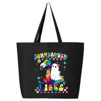 Halloween Summerween Ghost On A Pool Funny Spooky Summer 25L Jumbo Tote