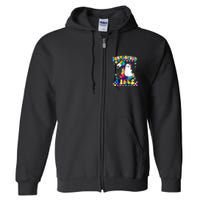 Halloween Summerween Ghost On A Pool Funny Spooky Summer Full Zip Hoodie
