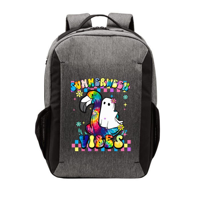 Halloween Summerween Ghost On A Pool Funny Spooky Summer Vector Backpack