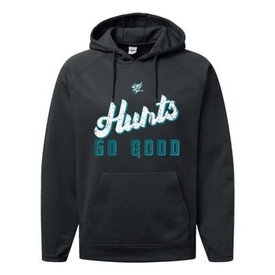 Hurts So Good Funny Quote Performance Fleece Hoodie