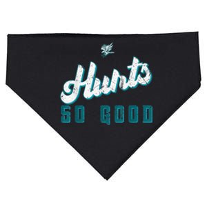 Hurts So Good Funny Quote USA-Made Doggie Bandana