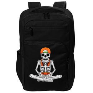 Halloween Skeleton Gamer Video Gaming Boys Impact Tech Backpack