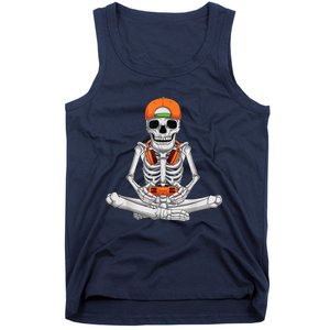 Halloween Skeleton Gamer Video Gaming Boys Tank Top