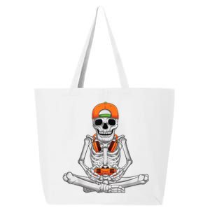 Halloween Skeleton Gamer Video Gaming Boys 25L Jumbo Tote