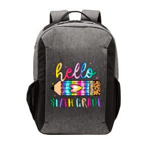 Hello Sixth Grade Tie Dye Teacher Student Back To School Gift Vector Backpack