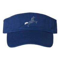 Horse Silhouette Gifts For Horse Lovers Valucap Bio-Washed Visor