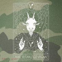 Hail Seitan Go Vegan Legacy Tie Dye Trucker Hat