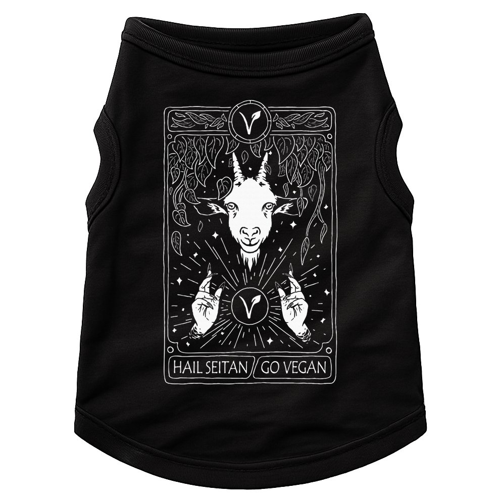 Hail Seitan Go Vegan Doggie Tank