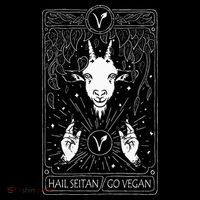 Hail Seitan Go Vegan 7-Panel Snapback Hat