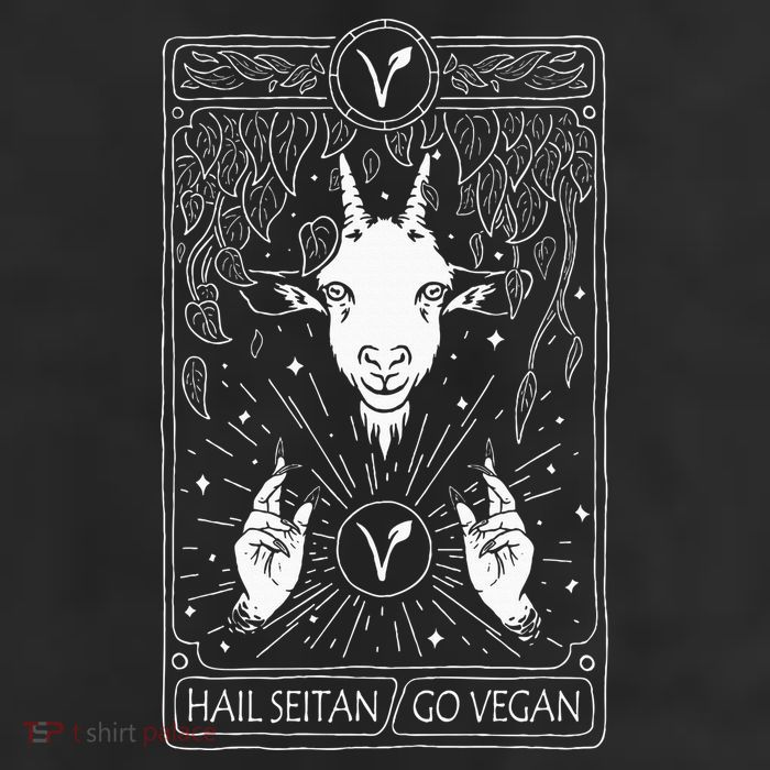 Hail Seitan Go Vegan 11oz C Handle Ceramic Mug