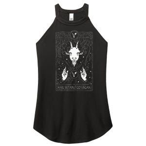 Hail Seitan Go Vegan Women's Perfect Tri Rocker Tank