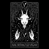 Hail Seitan Go Vegan Short Acrylic Beanie