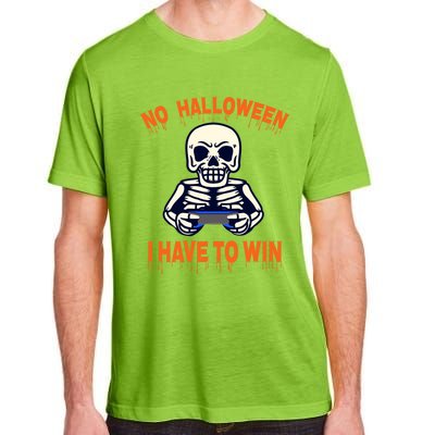 Halloween Skeleton Gamer Funny Gift Adult ChromaSoft Performance T-Shirt