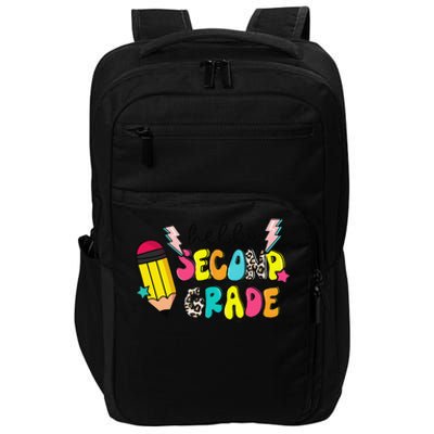 Hello Second Grade Team 2nd Grade Teacher Back To School Impact Tech Backpack