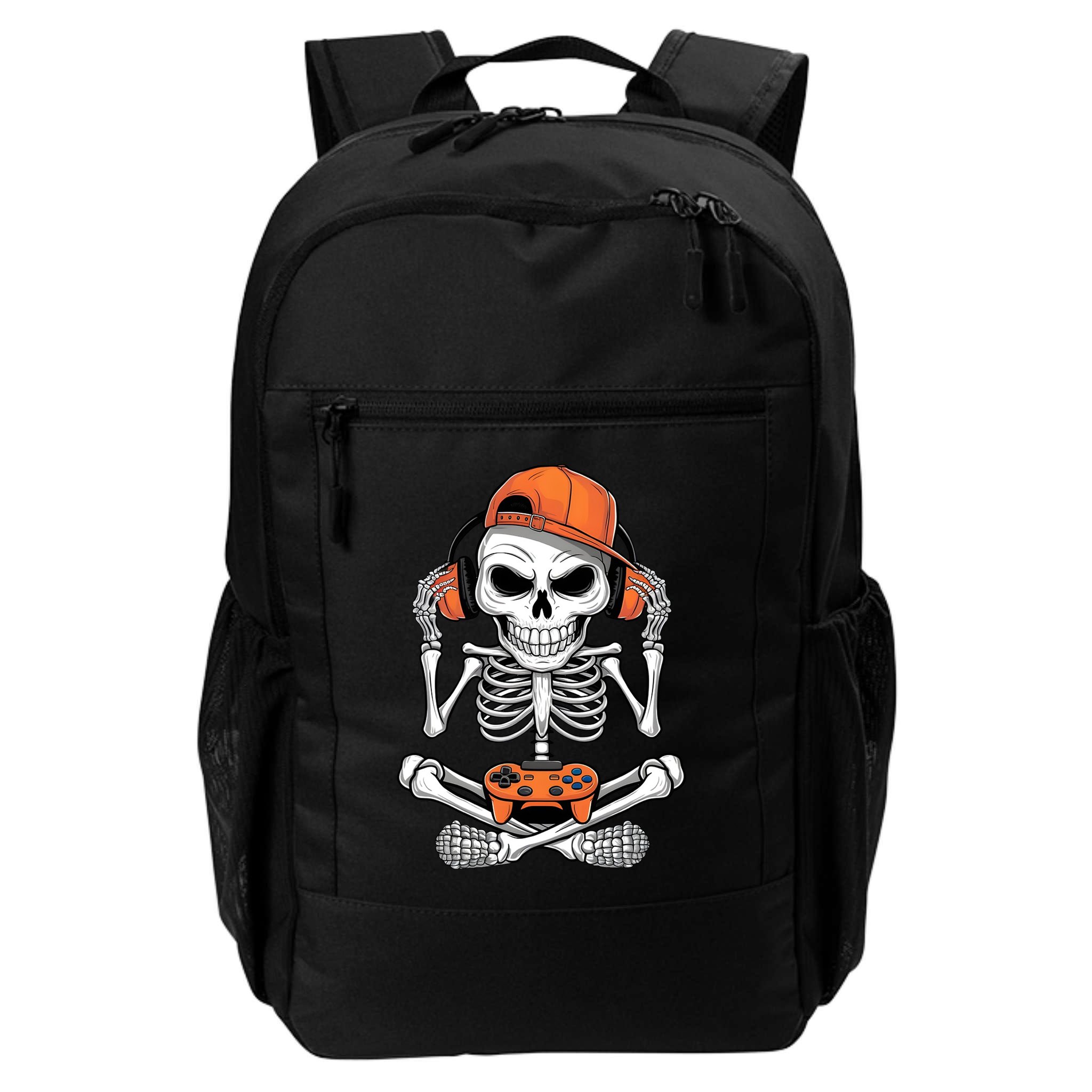 Halloween Skeleton Gamer Video Gaming Backpack